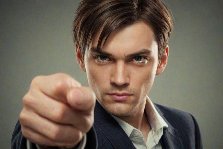 pointing at you