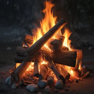 camp fire png