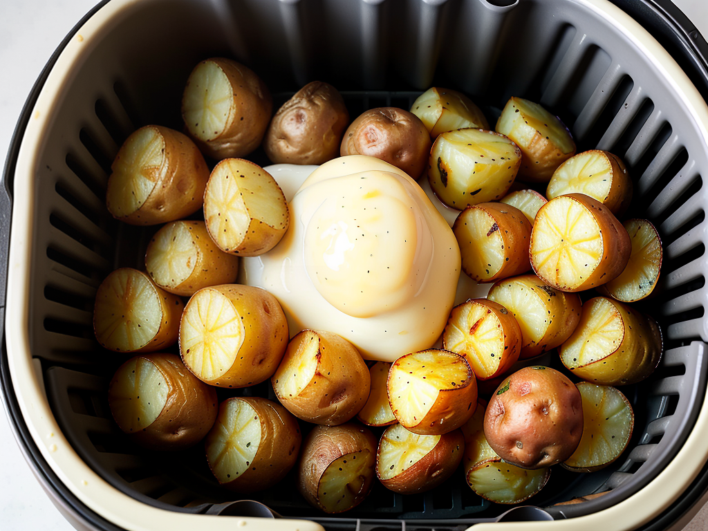 smash potatoes in air fryer