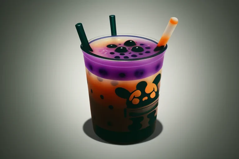 aesthetic boba wallpaper