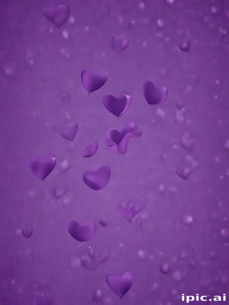 purple hearts wallpaper