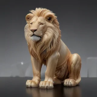 transparent lion