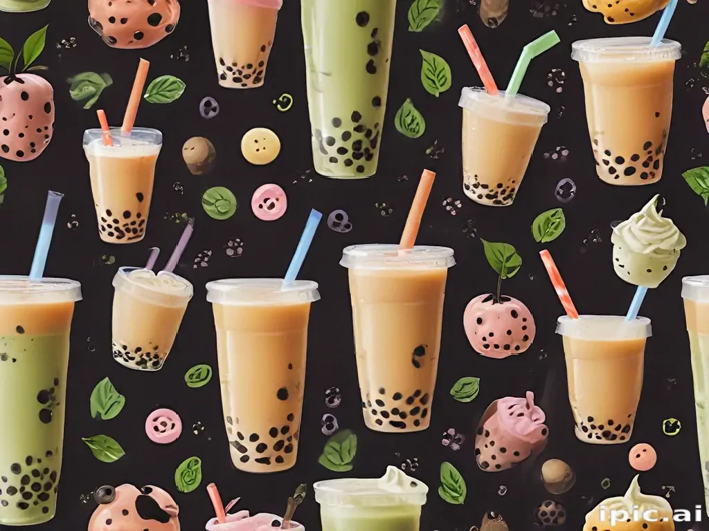 bubble tea background