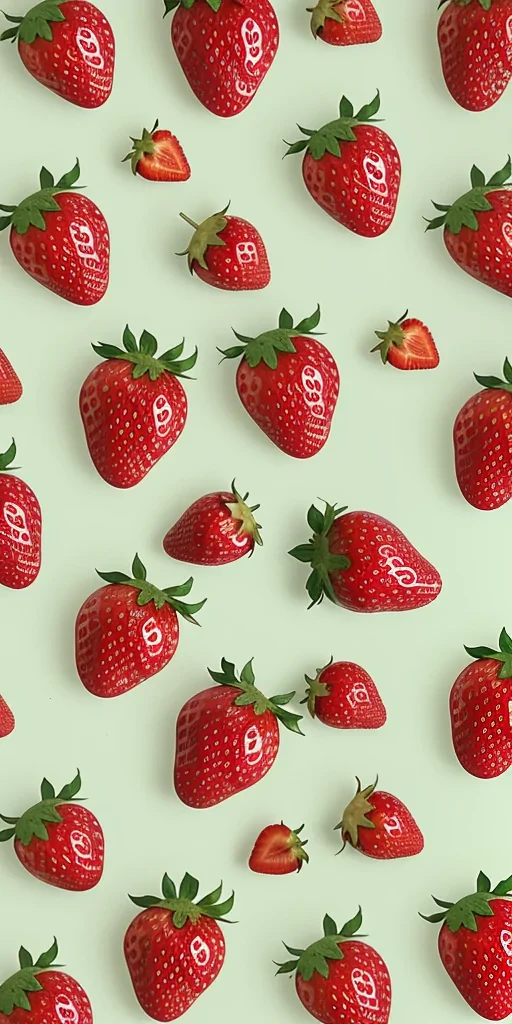 strawberry desktop background