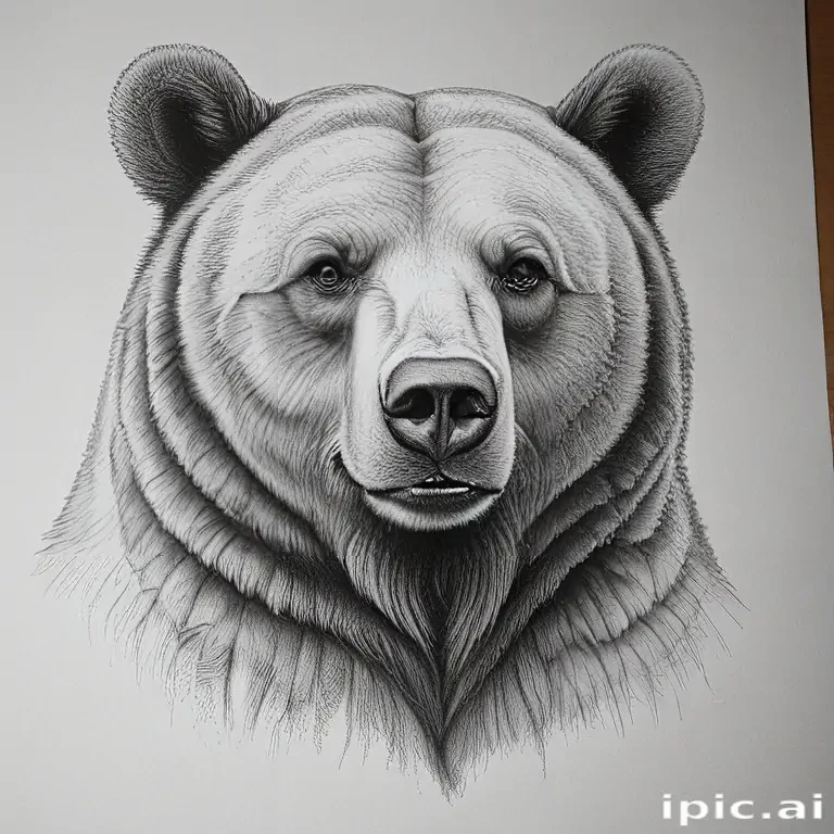 bear pic drawing