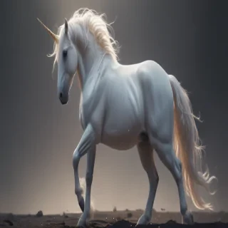 unicorn outline