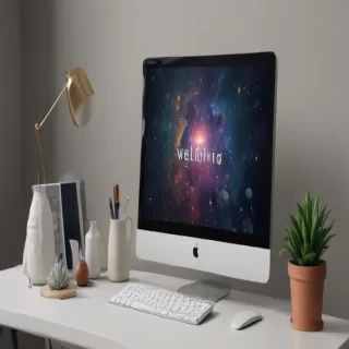 computer mockup