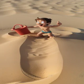 cartoon sand