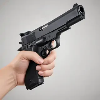hand with gun png