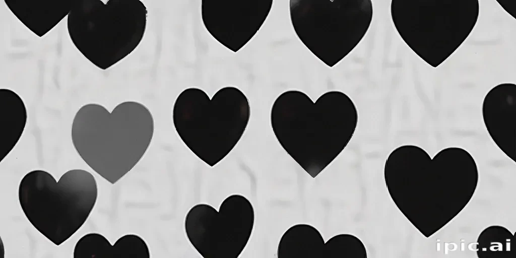 black heart aesthetic