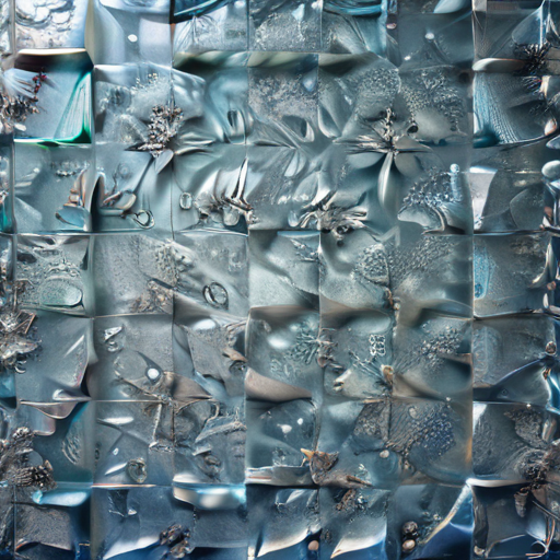 Intricate Textures and Patterns in a Colorful Abstract Design Display
