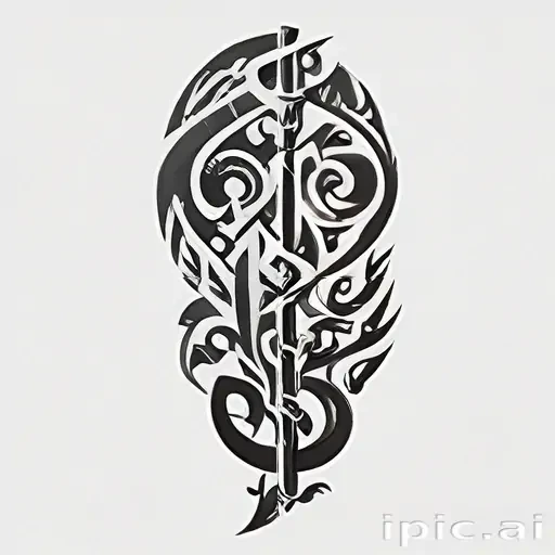 tribal tattoo png