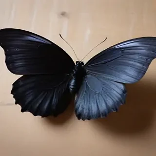 black butterfly