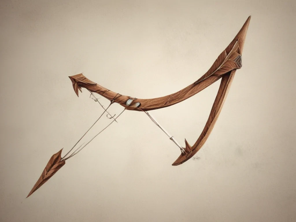 drawn arrow