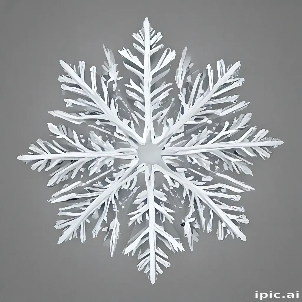 snowflake clipart free