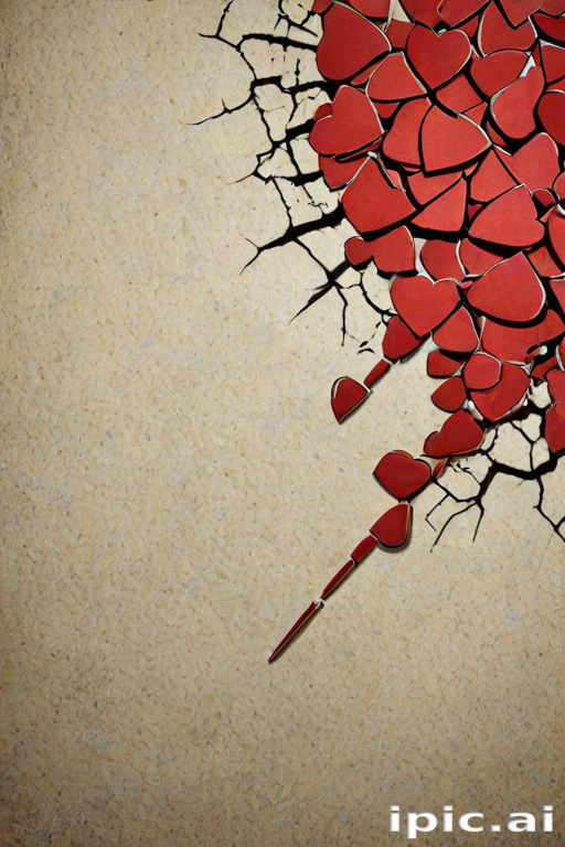 broken heart background
