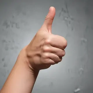 thumbs down