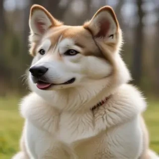 alaskan husky shepherd