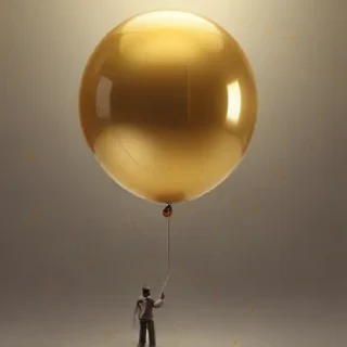 golden balloon