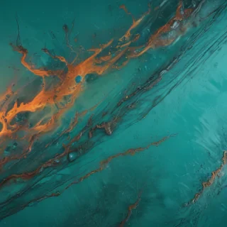 plain teal background