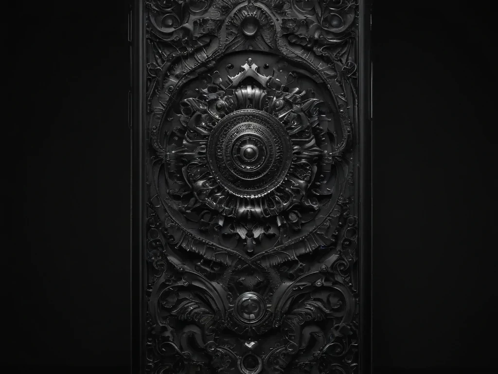 black phone wallpaper