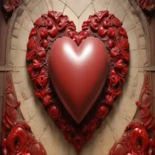 aesthetic heart background