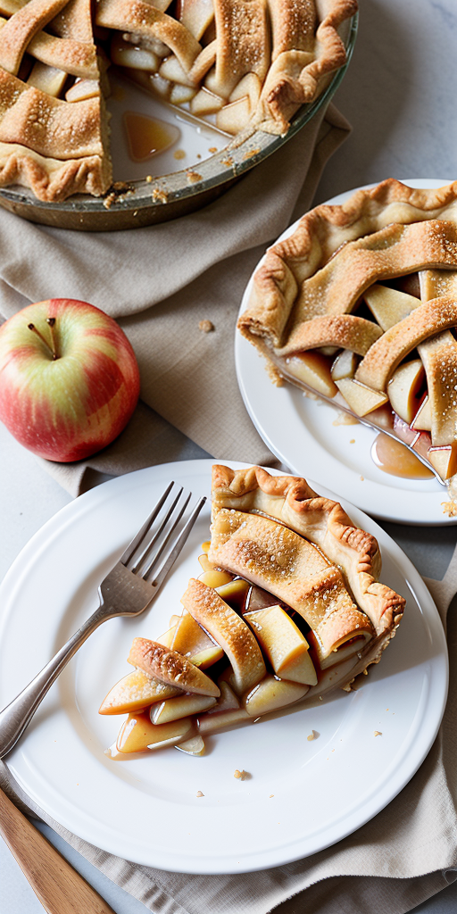 apple pie with graham cracker crust
