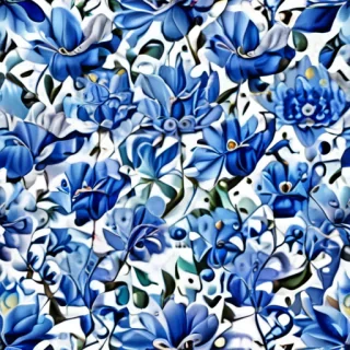 blue flower clip art