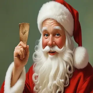 images of vintage santa