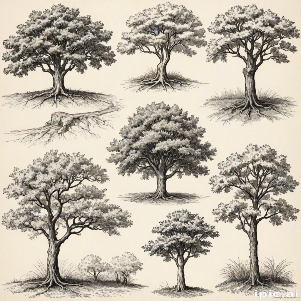 images of trees for drawing