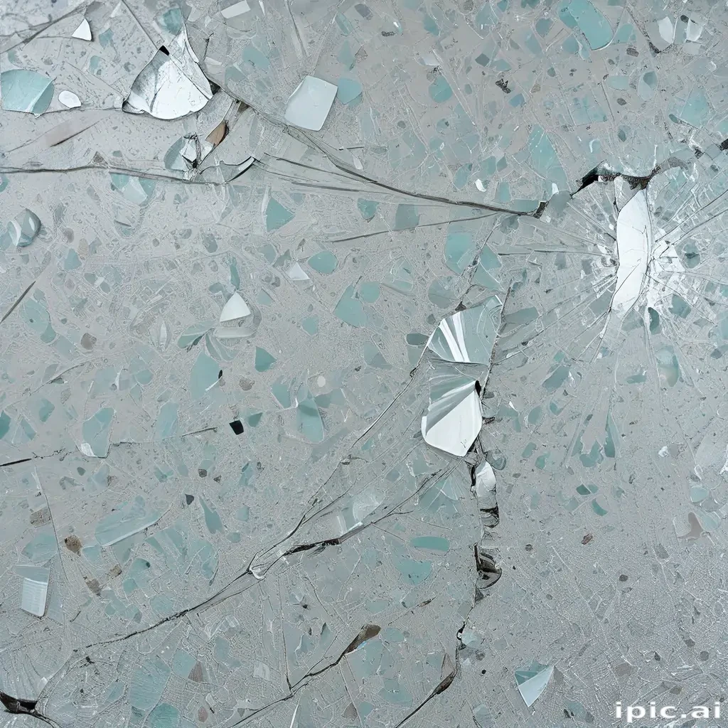 broken glass texture