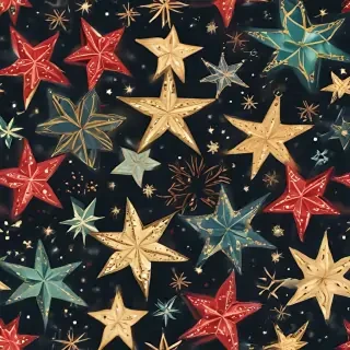 christmas stars clipart