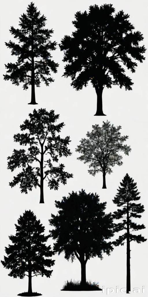 trees silhouette png