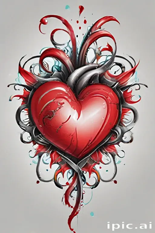 heart tattoo png