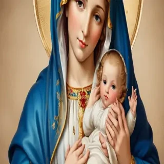 virgin mary clipart