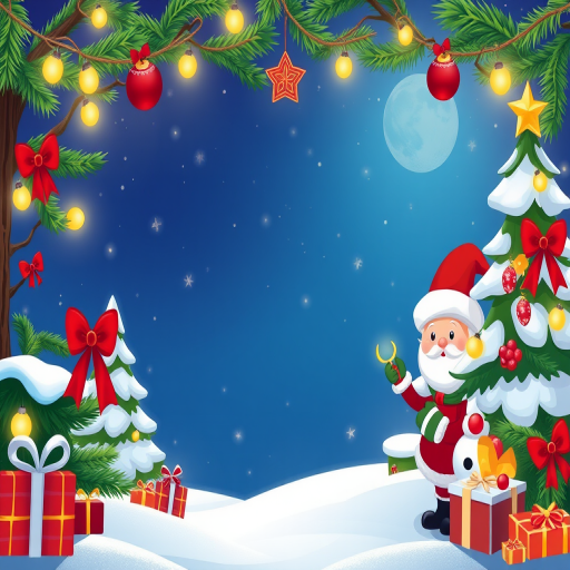 cartoon christmas backgrounds
