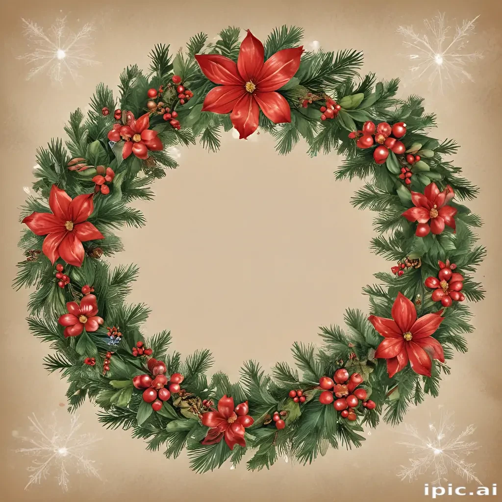 christmas wreath clip art
