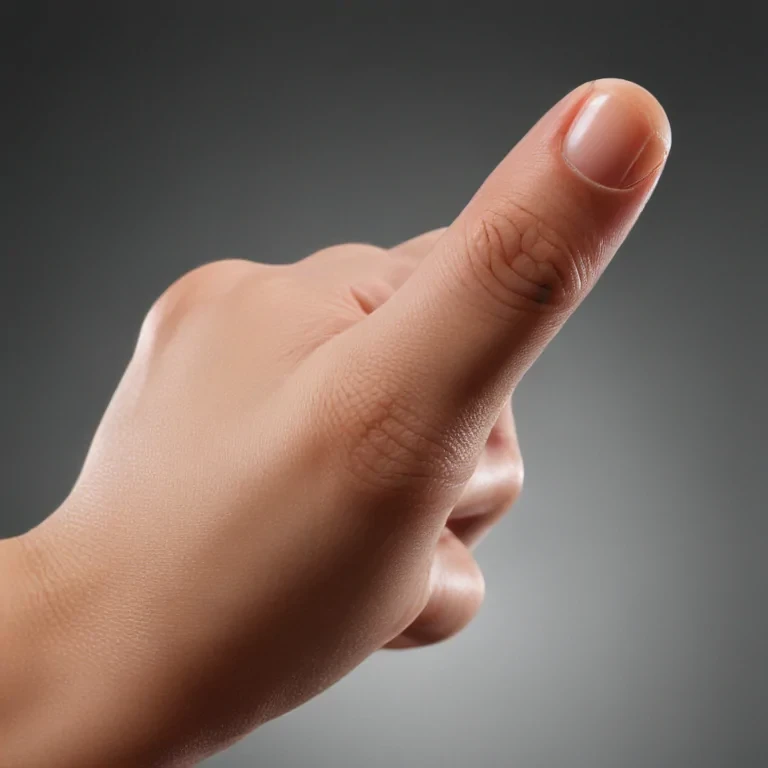 finger point png