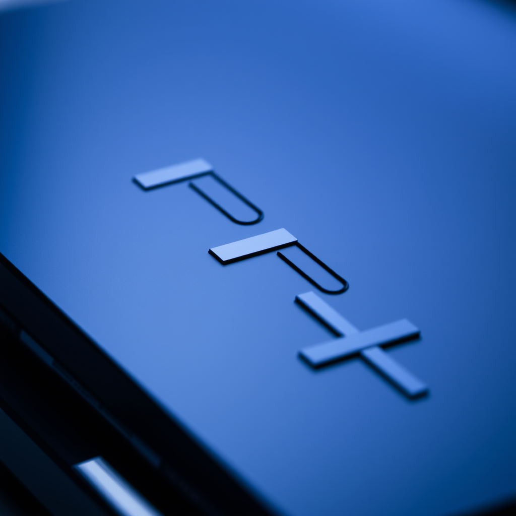 High-resolution image of a PlayStation 3 console, close-up view, soft lighting, DSLR camera, aperture f/2.8, ISO 100, 50mm lens.