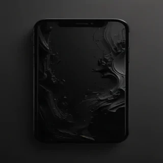 all black iphone wallpaper