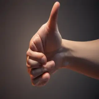 finger pointing png