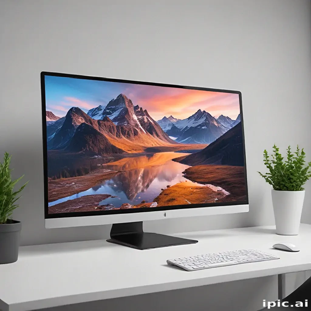 pc screen mockup