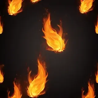background with fire