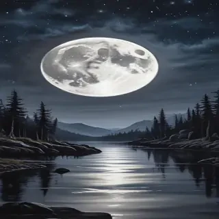 moon pic drawing