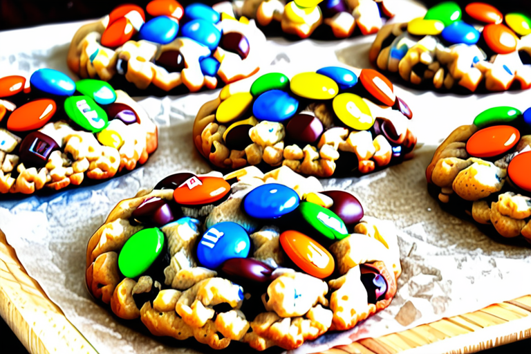 oatmeal m and m cookies