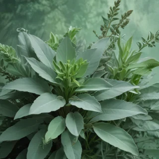 sage green aesthetic background