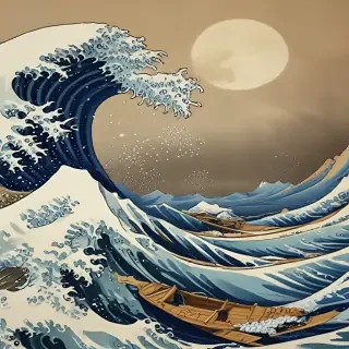 the great wave off kanagawa
