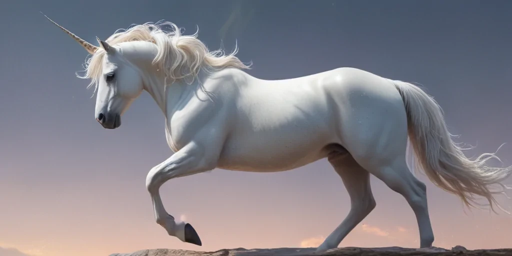 unicorn outline