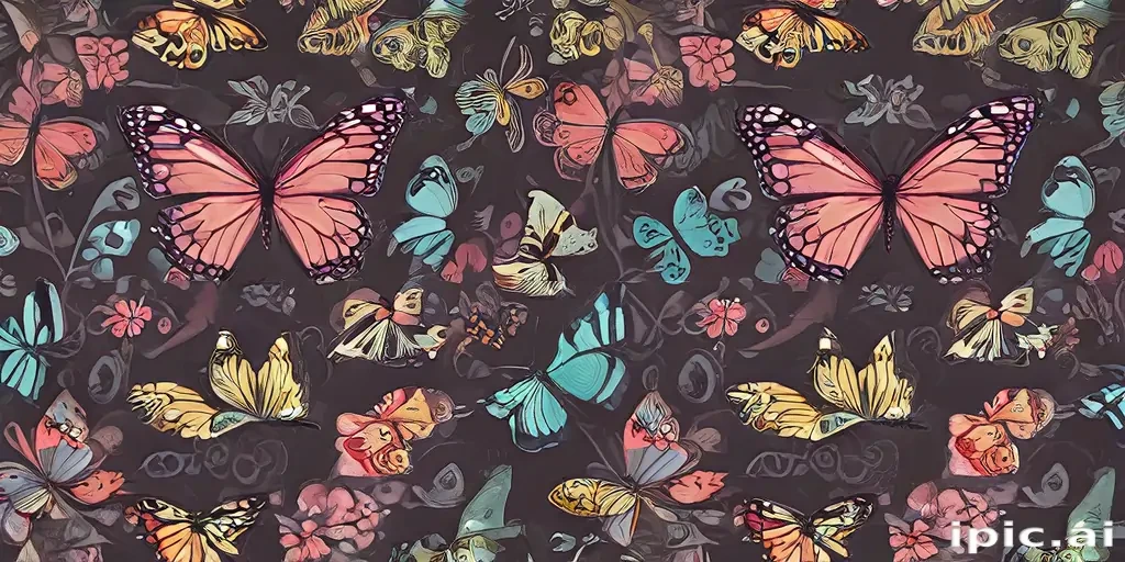 butterfly wall paper