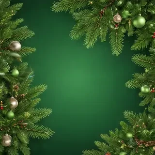 green christmas bg